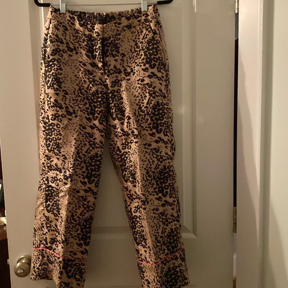J.Crew Peyton Leopard Pants